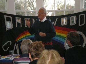 Bruce Kent visit to Brentwood April 2013